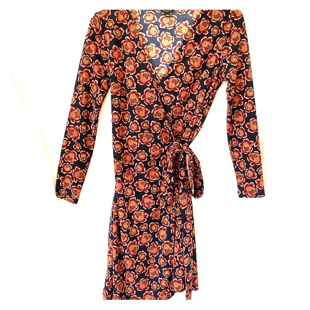 Women’s floral wrap dress